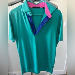 Greyson polo. Green/teal. Size Small. Worn in perfect condition.